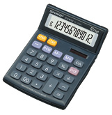 Sharp EL-124A calculator Desktop Basic Black