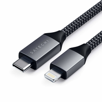 Satechi ST-TCL18M lightning cable 1.8 m Black, Grey