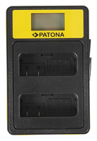 PATONA 141622 Akkuladegerät Batterie für Digitalkamera USB