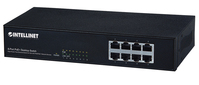 Intellinet 8-Port Fast Ethernet PoE+ Switch, 8 x PoE ports, IEEE 802.3at/af Power-over-Ethernet (PoE+/PoE), Endspan, Desktop (UK power cord)