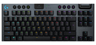 Logitech G G915 TKL Tenkeyless LIGHTSPEED Wireless RGB Mechanical Gaming Keyboard Tastatur RF Wireless + Bluetooth QWERTY Englisch Karbon