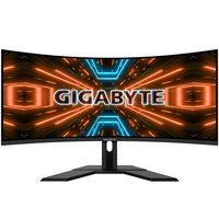 Gigabyte G34WQC LED display 86.4 cm (34") 3440 x 1440 pixels Quad HD Black