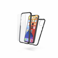 Hama Magnetic+Glass+Display Glass coque de protection pour téléphones portables 13,7 cm (5.4") Housse Noir, Transparent