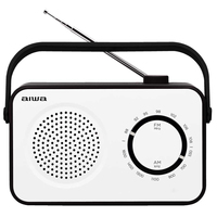 Aiwa R-190BW radio Draagbaar Analoog Zwart, Wit