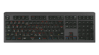 Logickeyboard LKB-OSX-A2M-DE clavier Jouer USB QWERTZ Allemand Noir