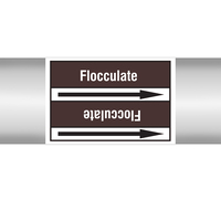 Brady FLOCCULATE 100X33RL-T2-LL-P19 selbstklebendes Etikett Rechteck Permanent Weiß, Braun