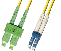 Microconnect FIB841001 cable de fibra optica 1 m SC LC OS2 Amarillo