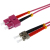 Helos 3m OM4 SC/ST InfiniBand/fibre optic cable 2x ST Violet