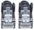 Intellinet Premium Netzwerkkabel, Cat6a, S/FTP, 100% Kupfer, Cat6a-zertifiziert, LS0H, RJ45-Stecker/RJ45-Stecker, 1,0 m, schwarz