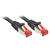 Lindy Kabel / Adapter Netzwerkkabel Schwarz 1 m Cat6 S/FTP (S-STP)