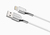 Cygnett Lightning - USB-A 0,1 m Acciaio inossidabile, Bianco