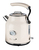 Korona 20666 elektrischer Wasserkocher | Creme | 1,7 Liter | 2.200 Watt | Kalkfilter | Dampf-Stopp | Trockengeh-Schutz | heißes Wasser, Tee und Kaffee | Aufbrühen