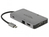 DeLOCK 87735 laptop-dockingstation & portreplikator Kabelgebunden USB 3.2 Gen 1 (3.1 Gen 1) Type-C Grau
