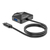 Manhattan USB-C & USB-A combo dock/hub, poorten (4): USB-A (2×) + USB-C (2×), 5 Gbps (USB 3.0), hoekvorm voor makkelijke toegang, USB-gevoed (geen externe voeding vereist)