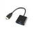 SBOX AD.HDMI-VGA video átalakító kábel HDMI A-típus (Standard) VGA (D-Sub) Fekete