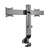 Tripp Lite DDR1727DC Dual-Display Monitor Arm with Desk Clamp and Grommet - Height Adjustable, 17” to 27” Monitors