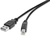 Renkforce RF-4463067 USB Kabel 0,5 m USB 2.0 USB A USB B Schwarz