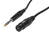 Bemero BAC4015-75BK Audio-Kabel 0,75 m XLR (3-pin) 6.35mm Schwarz