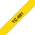 Brother TC-691 cinta para impresora de etiquetas Negro sobre amarillo