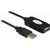 Techly IUSB-REP10TY USB-kabel 10 m USB 2.0 USB A Zwart
