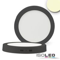Article picture 1 - LED ceiling light black :: 24W :: round :: 300mm :: neutral white :: dimmable