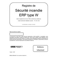 Registre de sécurité incendie ERP de type W