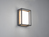 LED Außenwandleuchte WITHAM im Bauhaus Stil, Anthrazit, 18cm breit