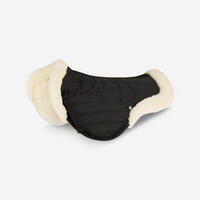 Synthetic Sheepskin Saddle Pad 900 - Black - FS