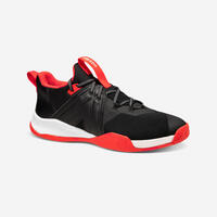 Handball Shoes H500 Faster - Black/red - UK 5 - EU 38