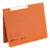 ELBA Pendelhefter, DIN A4, 250 g/m² Manilakarton (RC), für ca. 200 DIN A4-Blätter, für kaufmännische Heftung, Schlitzstanzung im Rückendeckel, orange