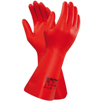 Ansell Sol-Vex Premium 37-900 Handschuh, Gr. 8, Länge: 380 mm, velourisiert