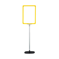 Tischaufsteller / Kundenstopper / Plakatständer „Serie KR“ | sárga, hasonló mint RAL 1018 DIN A3