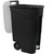 Pedal Operated Wheeled Litter Bin - 80 Litre - Grey Lid
