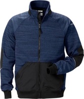 Fristads 125026-598-2XS Sweatjacke 7052 SMP Blau/Schwarz 2XS Dynamic 2 Vordertas