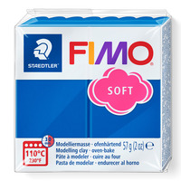 FIMO® soft 8020 Ofenhärtende Modelliermasse, Normalblock pazifikblau