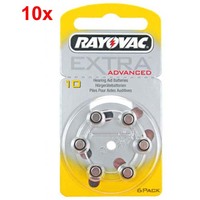 Rayovac Extra HA10, PR70, 4610 hallókészülék akkumulátor 60-Pack