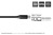USB 2.0 Lade- und Datenkabel, USB-A und USB-C™ an USB-C™, QC 3.0, PD 60W, Textilmantel, schwarz, 1m,