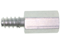 Sechskant-Abstandsbolzen, Außen-/Innengewinde, M3, 10 mm, Stahl