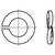 TOOLCRAFT 1060500 Rugós gyűrűk Belső Ø: 14.2 mm DIN 128 Nemesacél 500 db