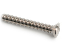 8-32 UNC X 5/16 SLOT RAISED COUNTERSUNK MACHINE SCREW ASME B18.6.3 A2 STAINLESS STEEL