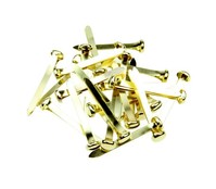 ValueX Paper Fastener 25mm Brass (Pack 500)