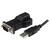 USB TO NULL MODEM RS232 DB9 ADAPTER FTDI