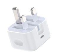 USB-C Power Charger UK USB-C Power Charger UK 20W 5V-12V/1.6A-3A Output: USB-C female PD QC3.0 Input: 110-230V EU Wall, for Ladegeräte für mobile Geräte