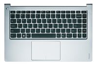LZ5 Upper Case Sliver W/KBUK 90203563, Housing base + keyboard, UK English, Lenovo Einbau Tastatur