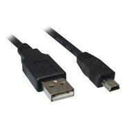 Usb Cable 1 M Usb 2.0 Usb A , Mini-Usb B Black ,