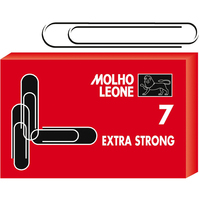 Fermagli Zincati Molho Leone - Punte Rotonde - n. 7 - 75 mm - 21107 (Zinco Brill