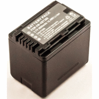 Akku für Panasonic SDRT76 Li-Ion 3,7 Volt 3000 mAh schwarz