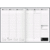 Buchkalender 781 1 Woche/2 Seiten 21x29,7cm A4 Baladek-Einband schwarz 2025