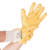 Baumwoll-Handschuh Nitril Grip L/9 gelb VE=12 Paar