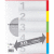 Register XXL A4+ 5-teilig blanko m. Deckblatt 5-farbig